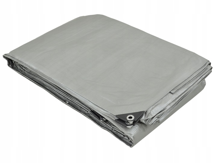 plandeka 5x5 m srebrna mocna 110 gr mkw dlugosc 5 m